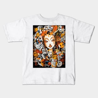 Abstract Fantasy Graffiti Kids T-Shirt